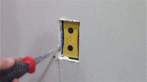 dry wall to cut out electrical boxes|electrical outlet box for drywall.